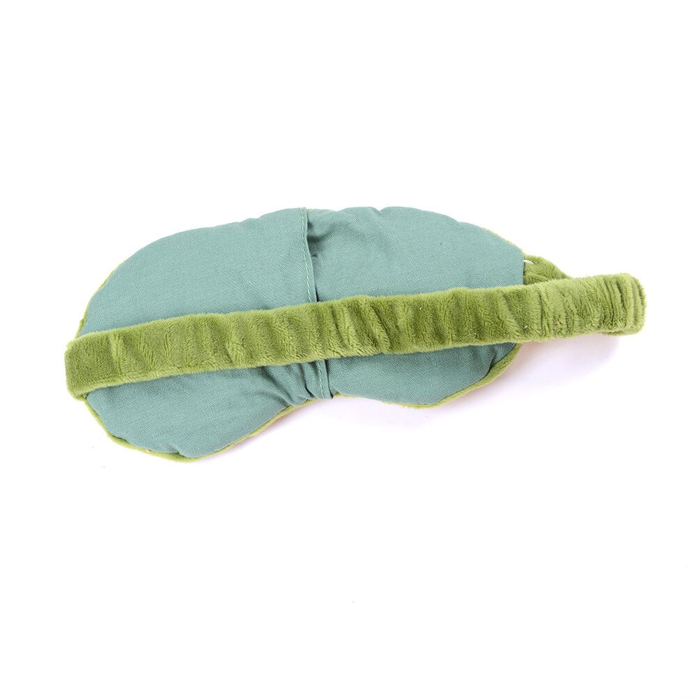 FREE GIFT 3D Frog Sleep Mask, Natural Sleeping Eyeshade, Soft Portable Travel Blindfold, Eyepatch