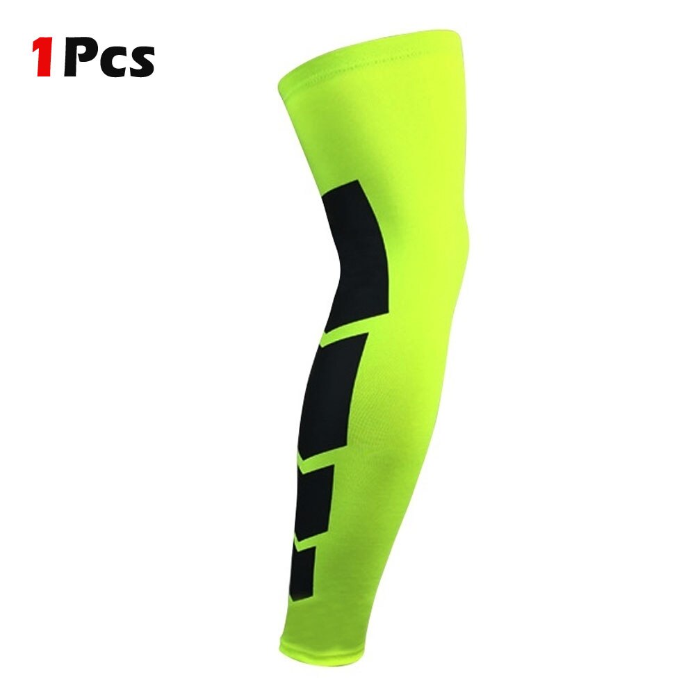 Golfer Full Length Leg Compression Sleeve, Basketball Knee Brace Protect Calf, Shin Splint Support for Pain Relief and Recovery.