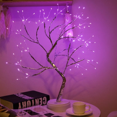 10% OFF. You may choose more than one discounted item with purchase of at least one full price item. LED Night Light Mini Tree, Copper Wire Garland Lamp for Kids, Home and Bedroom Decoration, Fairy Light lighting and Decor.