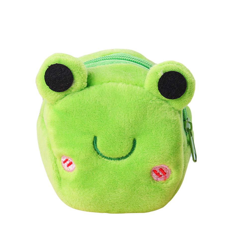 FREE GIFT with a purchase of at least one full price, non-discounted item. Portable Cute Plush Coin Frog Purse. Frog Coin Purse with Zipper, Money Wallet for Kids.