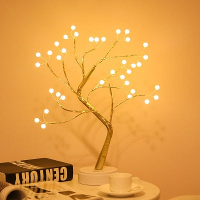 10% OFF. You may choose more than one discounted item with purchase of at least one full price item. LED Night Light Mini Tree, Copper Wire Garland Lamp for Kids, Home and Bedroom Decoration, Fairy Light lighting and Decor.