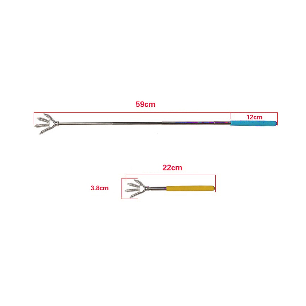 Free Gift when purchasing oat least one full price undiscounted item.  Portable Convenient Claw Telescopic Back Scratcher, Random Color. 1PC.