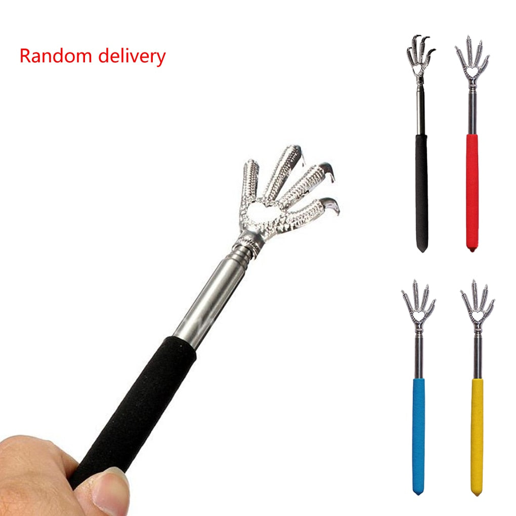 Free Gift when purchasing oat least one full price undiscounted item.  Portable Convenient Claw Telescopic Back Scratcher, Random Color. 1PC.