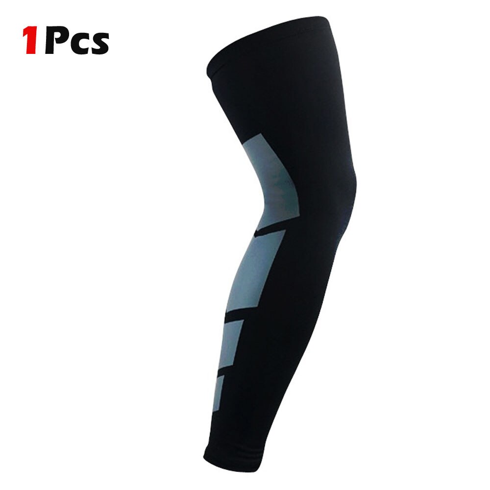 Golfer Full Length Leg Compression Sleeve, Basketball Knee Brace Protect Calf, Shin Splint Support for Pain Relief and Recovery.