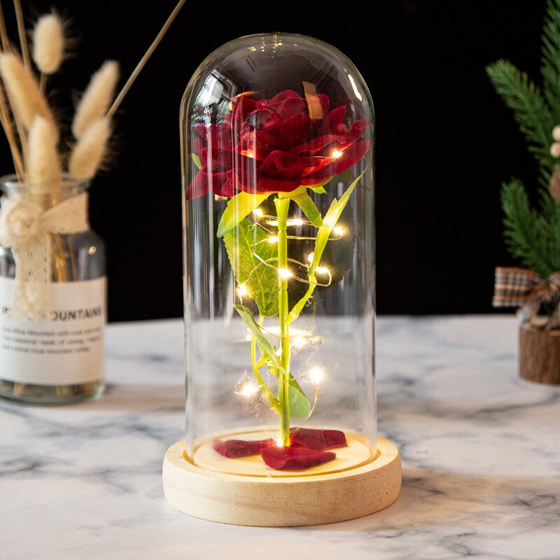 15% OFF. You may choose more than one discounted item with purchase of at least one full price item. Romantic Eternal Rose Led Night Lamp, Bedroom Bedside Lights. AAA Battery Powered, Batteries not Included.