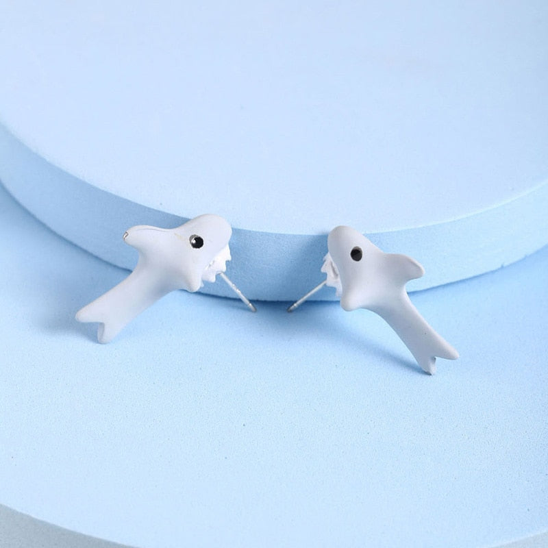 FREE GIFT - 2pcs Animal kids Earring, Cute Dinosaur, Little Dog, Whale, Clay Bite Ear Jewelry, Funny Gifts Fashion Accessories