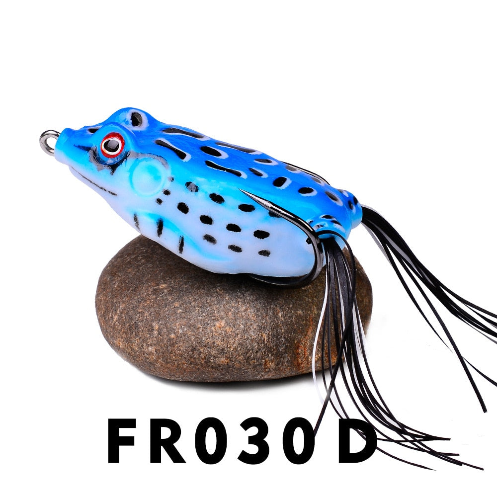 FREE GIFT with purchasing of at least one full price Non discounted item. Frog Lure Soft Tube Bait Plastic Fishing Lure with Fishing Hooks Topwater Ray Frog Artificial 3D Eyes Fishing Lures Set Fish