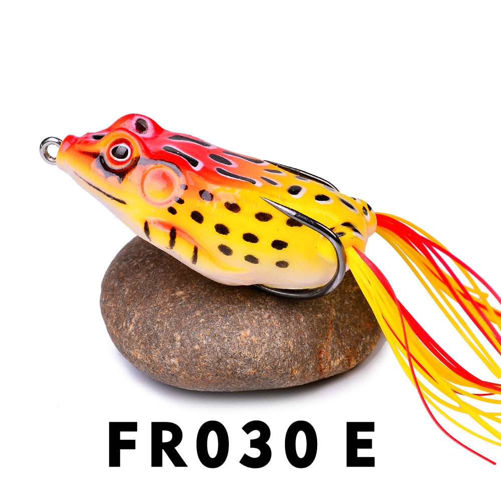 FREE GIFT with purchasing of at least one full price Non discounted item. Frog Lure Soft Tube Bait Plastic Fishing Lure with Fishing Hooks Topwater Ray Frog Artificial 3D Eyes Fishing Lures Set Fish