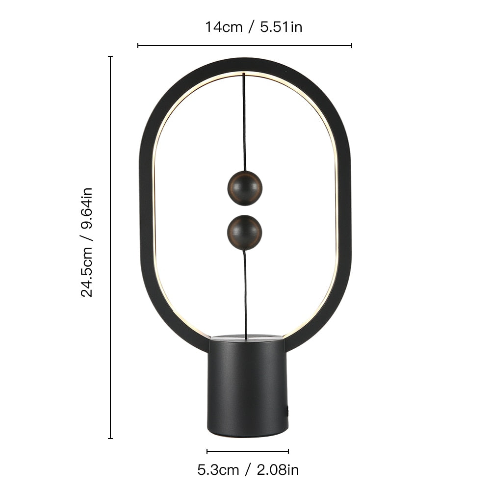 Creative, Unique and Decorative Table LED Mini Balance Light. Night Light Balance Lamp USB. Decorative Bedside Night Lamp for Bedroom, Living Room.