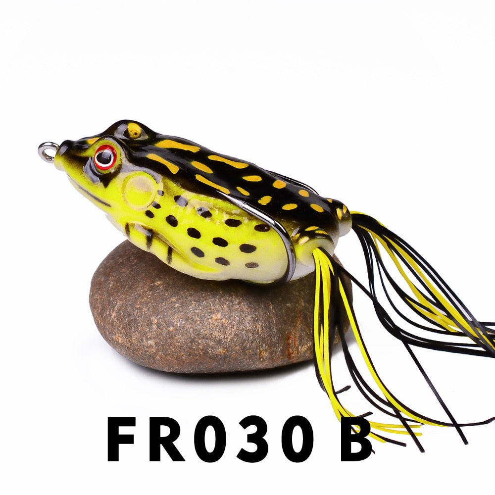 FREE GIFT with purchasing of at least one full price Non discounted item. Frog Lure Soft Tube Bait Plastic Fishing Lure with Fishing Hooks Topwater Ray Frog Artificial 3D Eyes Fishing Lures Set Fish