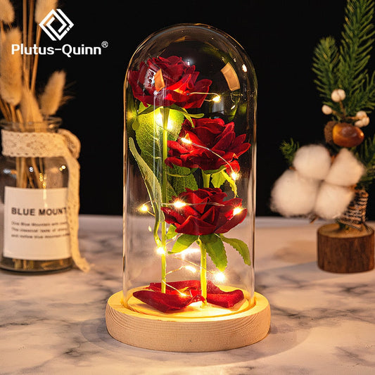 15% OFF. You may choose more than one discounted item with purchase of at least one full price item. Romantic Eternal Rose Led Night Lamp, Bedroom Bedside Lights. AAA Battery Powered, Batteries not Included.