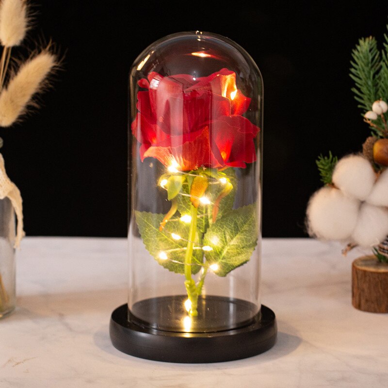 15% OFF. You may choose more than one discounted item with purchase of at least one full price item. Romantic Eternal Rose Led Night Lamp, Bedroom Bedside Lights. AAA Battery Powered, Batteries not Included.