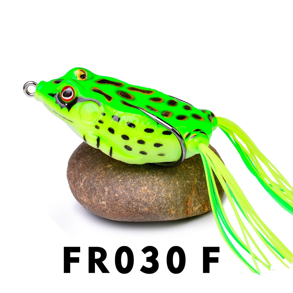 FREE GIFT with purchasing of at least one full price Non discounted item. Frog Lure Soft Tube Bait Plastic Fishing Lure with Fishing Hooks Topwater Ray Frog Artificial 3D Eyes Fishing Lures Set Fish